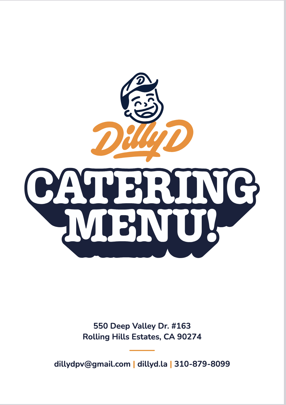 Dilly D menu
